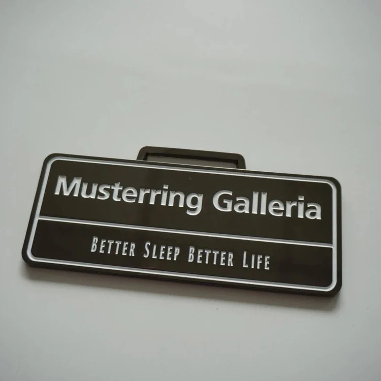 custom aluminum nameplates - product detail view