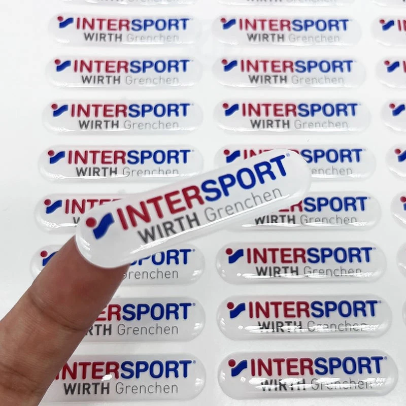 custom domed stickers - main product view