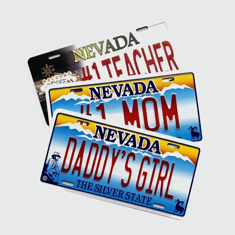 custom front license plate - main product view