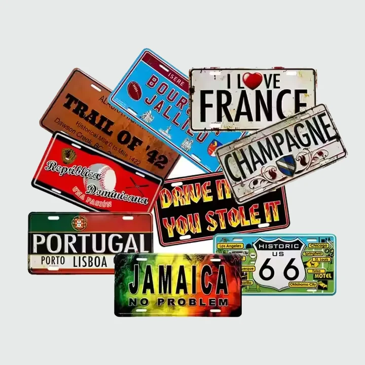 custom license plate frames - alternate product view