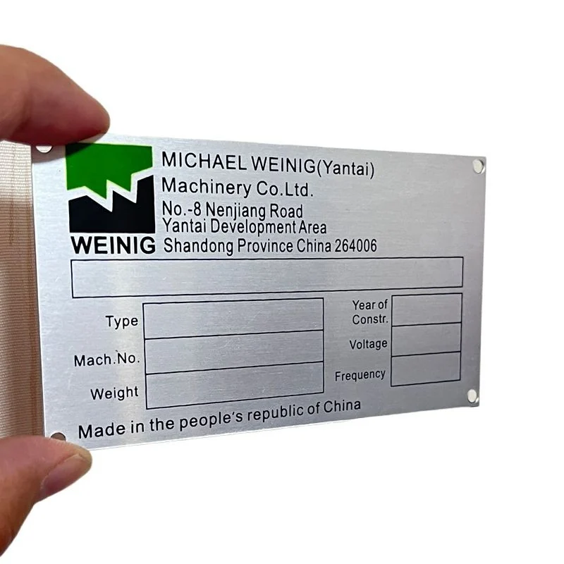 custom metal nameplates - alternate product view