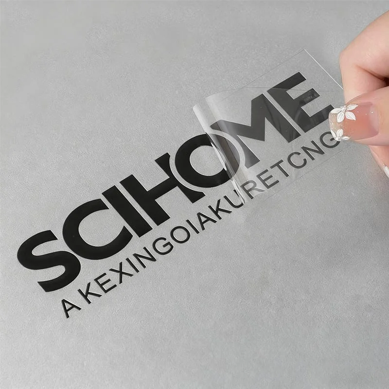 custom metallic stickers - additional product view