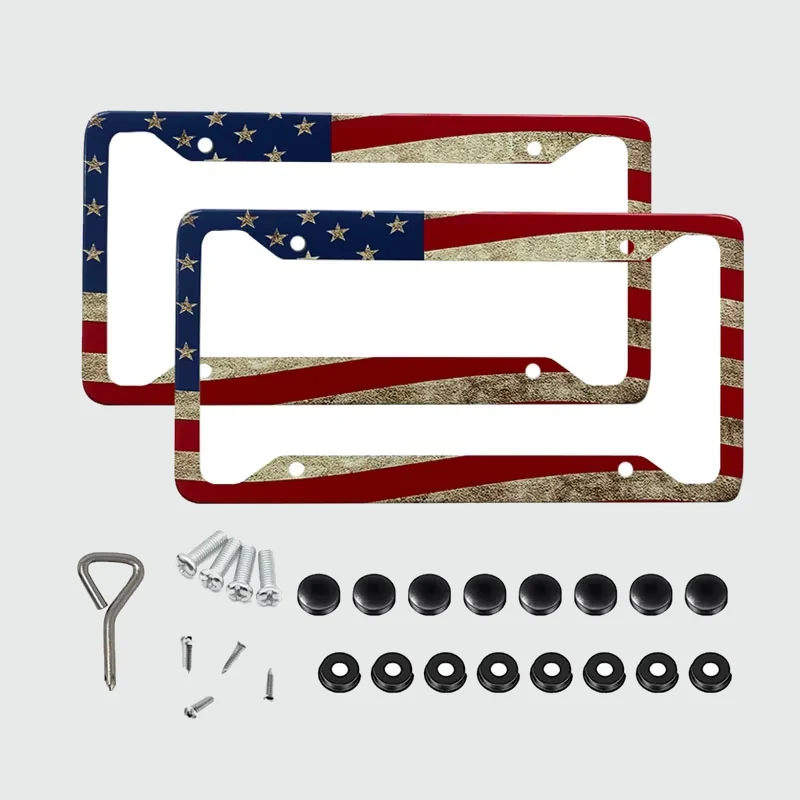 custom personalized license plate frame - main product view
