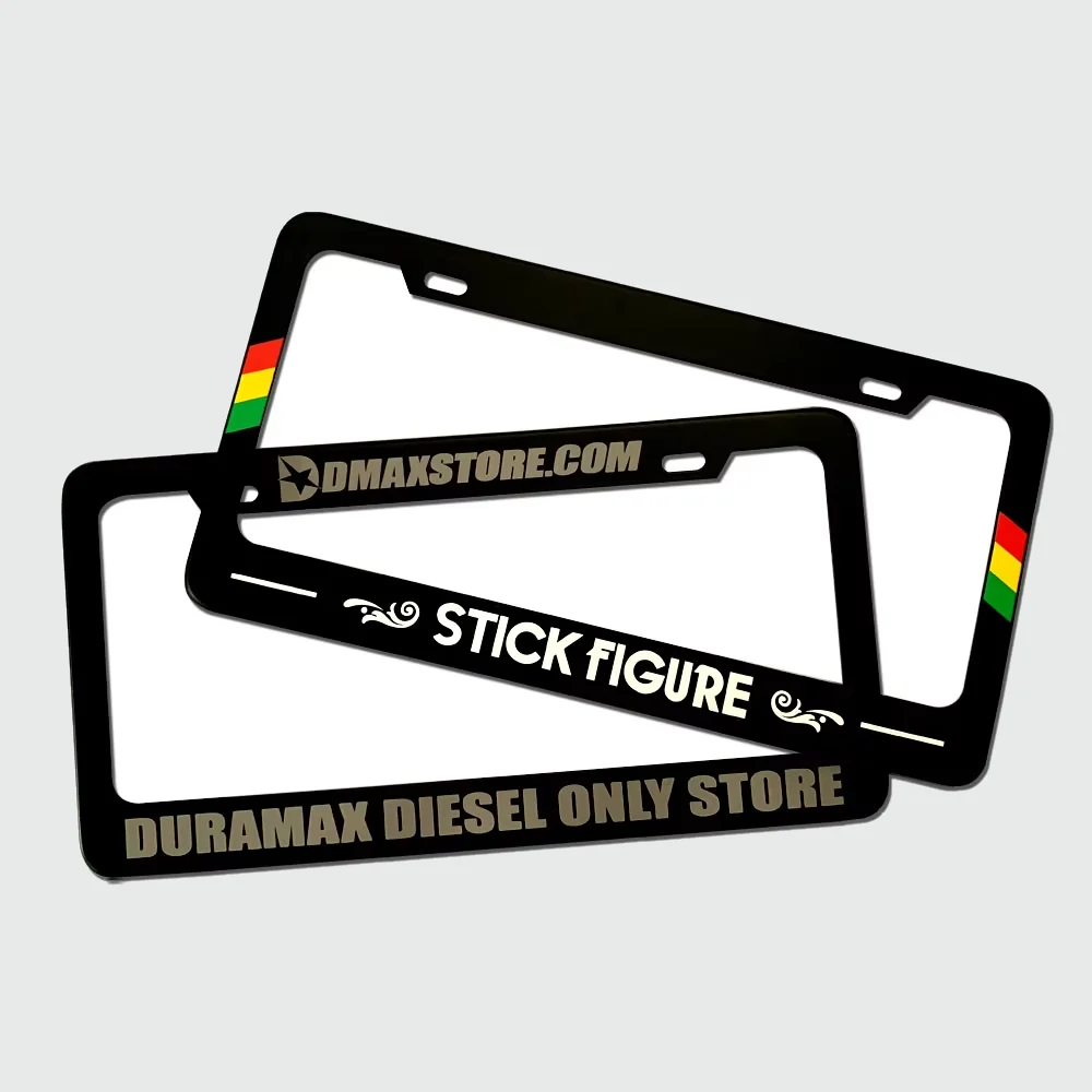 custom personalized license plate frame - product detail view