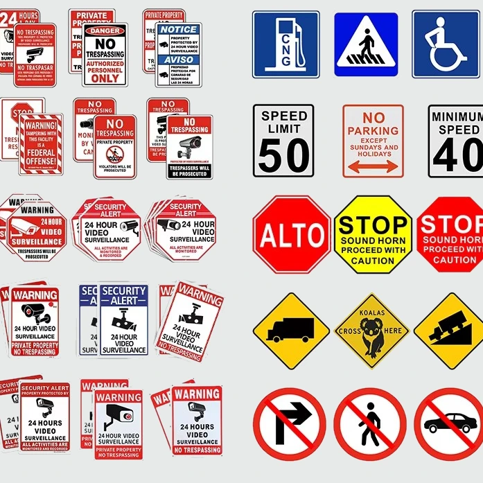 custom road traffic signs - alternate product view