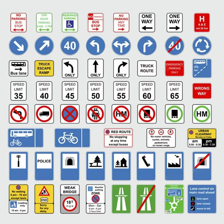 custom wayfinding signs - alternate product view