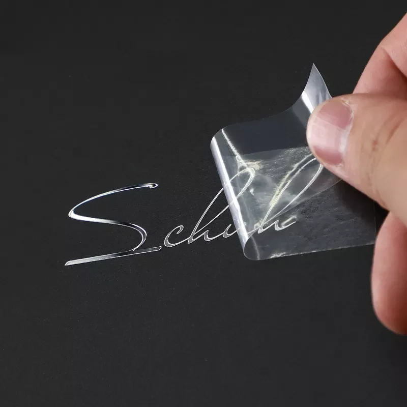Electroplated Metal labels - product detail view