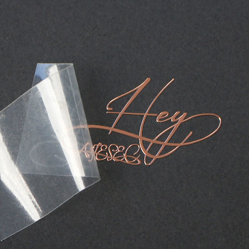 Electroplated Metal labels - additional product view