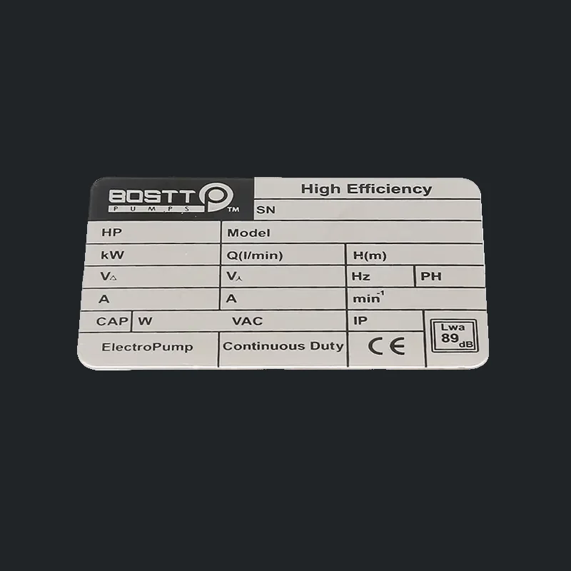 engraved metal nameplates - additional product view