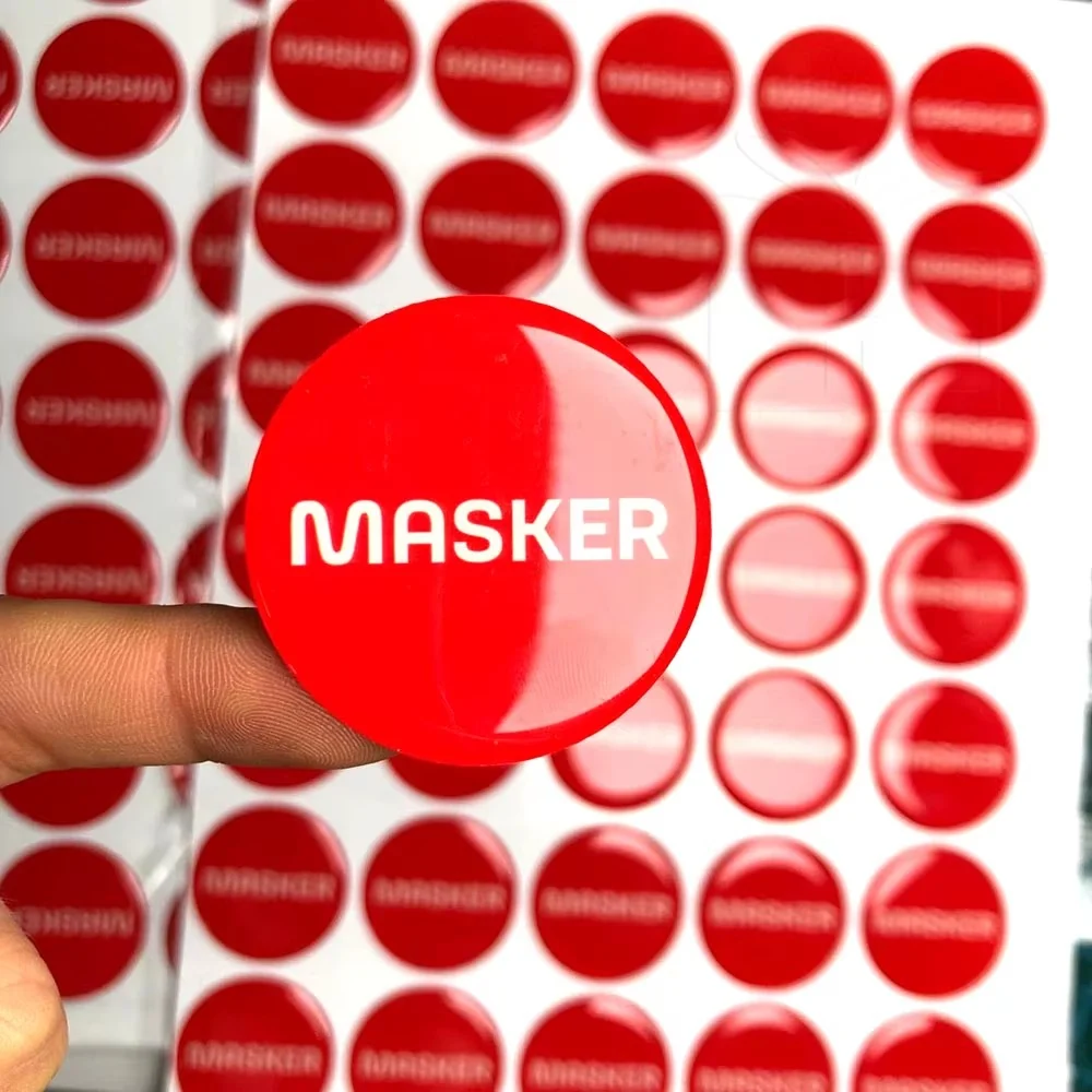 Epoxy Dome Stickers