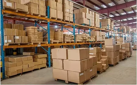 Orders organized in the packing workshop