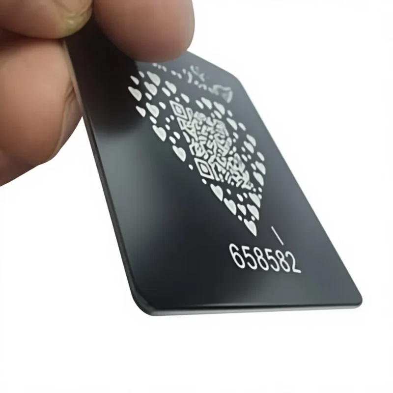 aluminum nameplate - product detail view