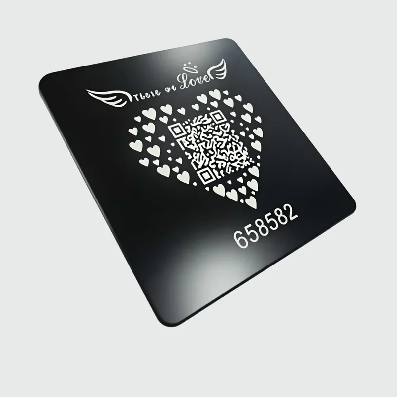 aluminum nameplate - finish and surface view