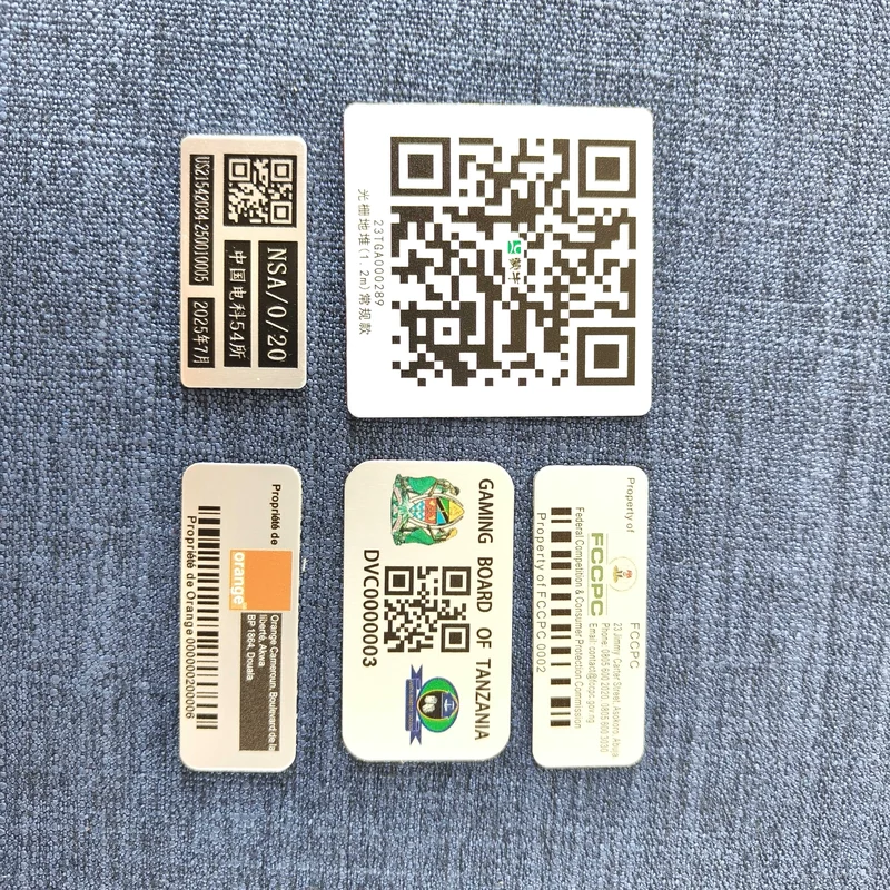 anodized aluminum nameplates - product detail view