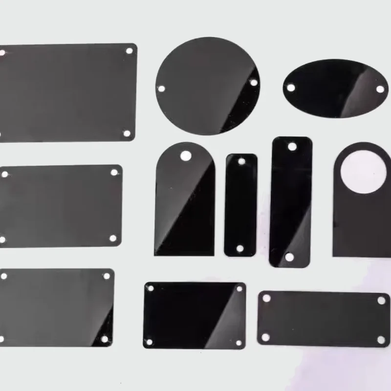 black anodized aluminum sheet - product detail view