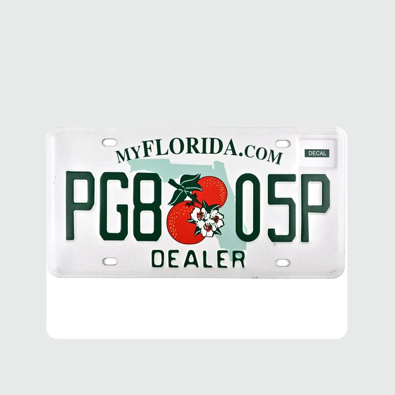 custom license plate frames - main product view