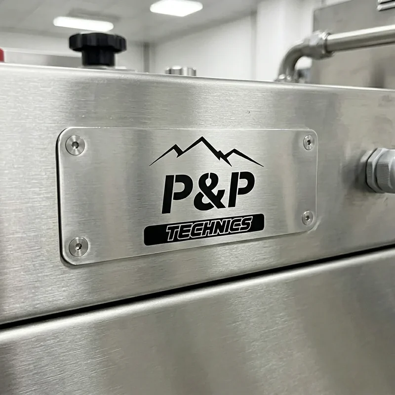 Custom Printed Stainless Steel Nameplates - product detail view