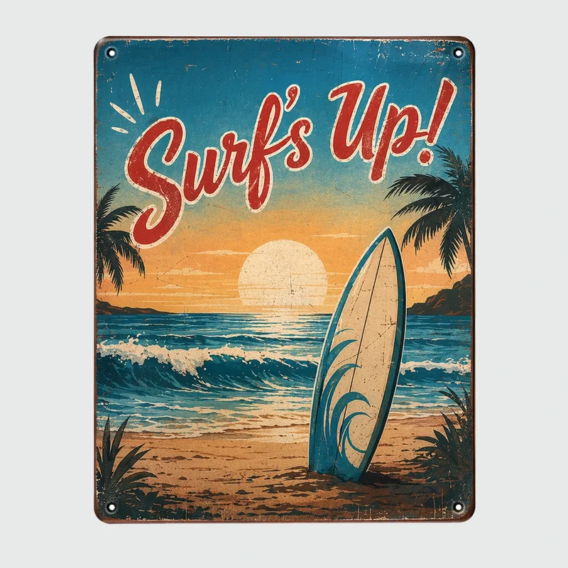 metal decorative signs - main product view