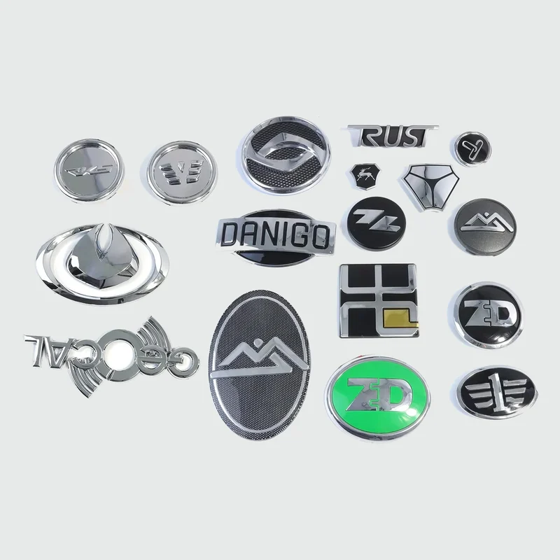 metallic custom stickers - main product view