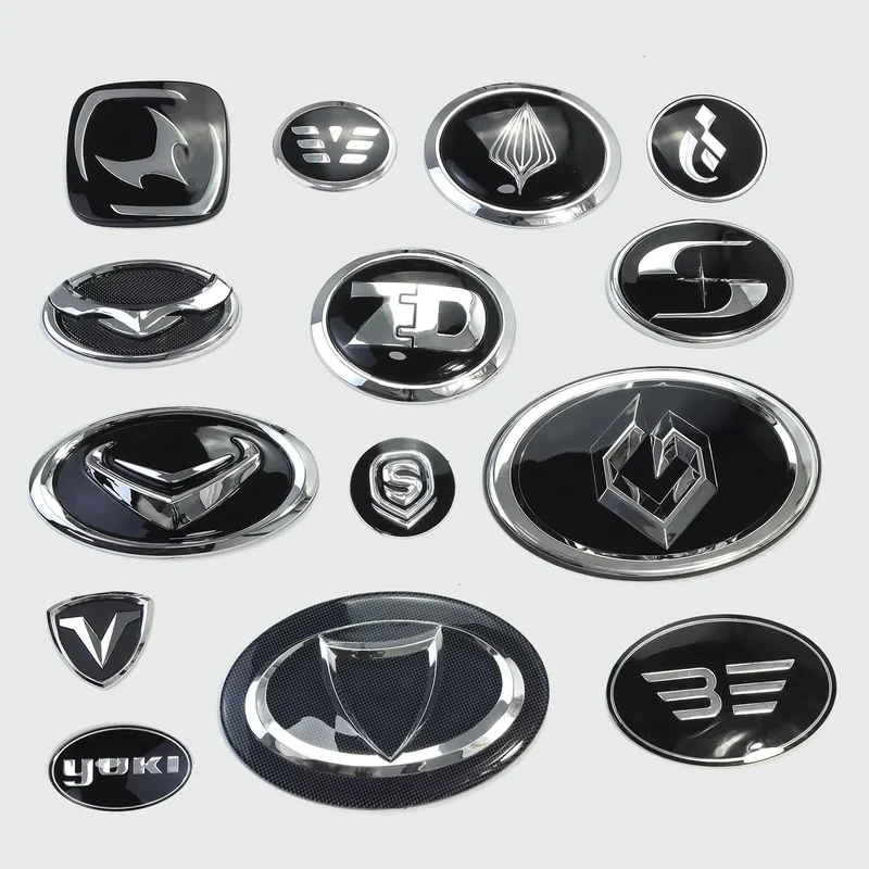 metallic custom stickers - alternate product view