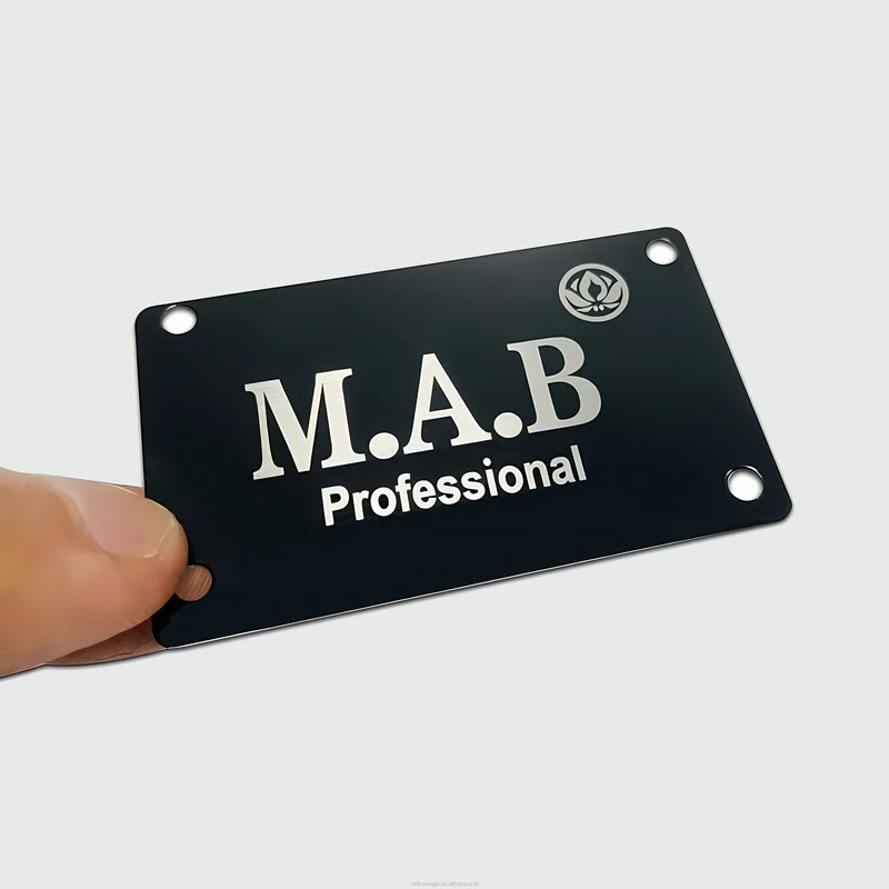 stainless steel nameplate - main product view