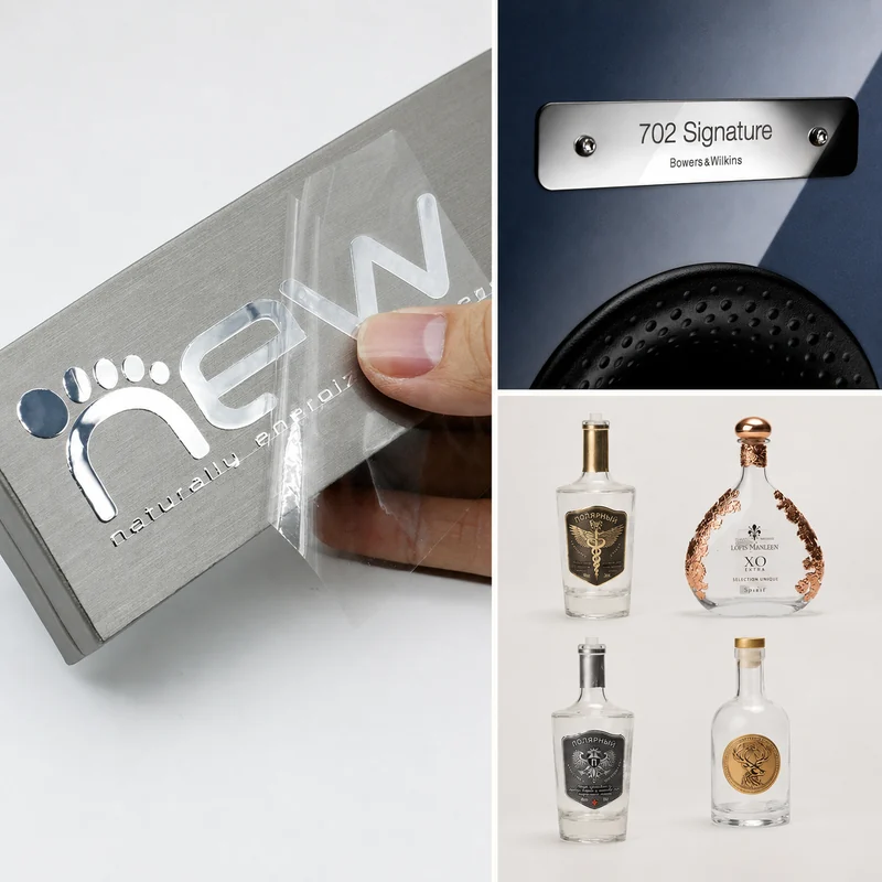 custom-metal-labels-stickers-application